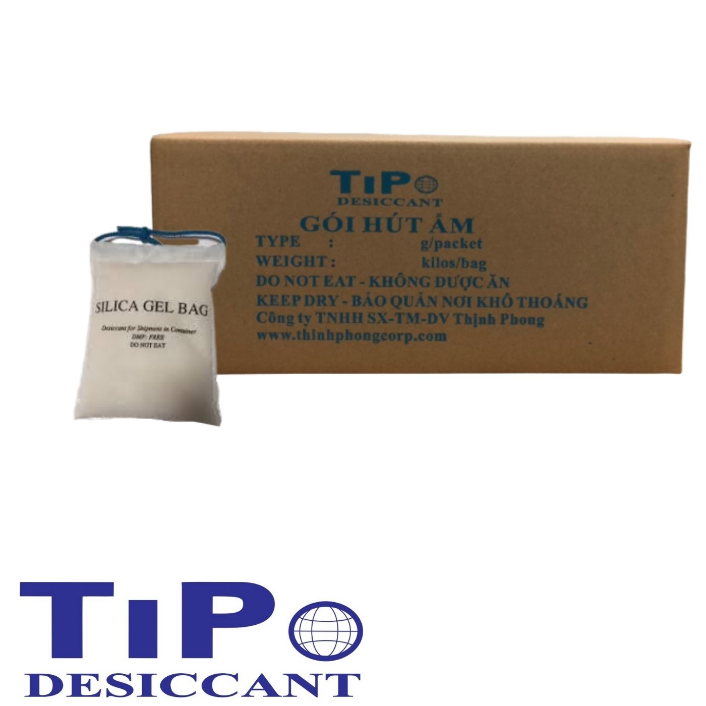 Giá Gói Hút Ẩm Silica Gel 1kg 1 túi