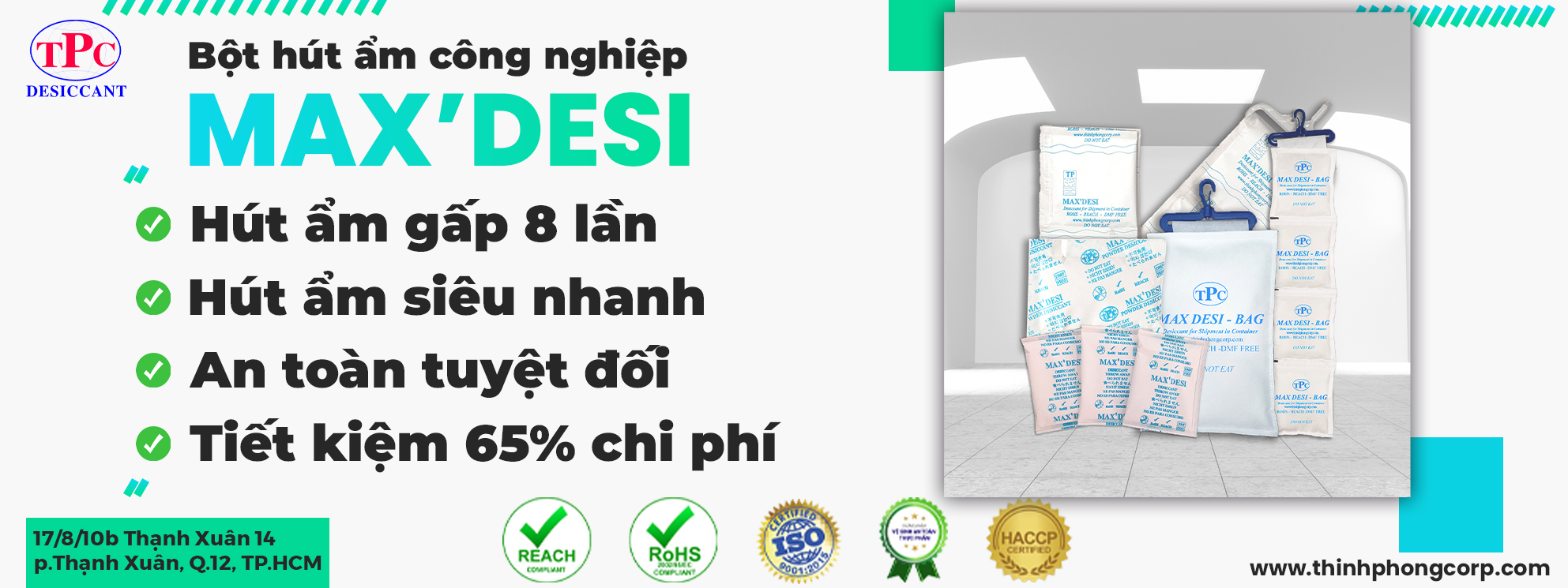 Mua Bột Hút Ẩm Maxdesi chất lượng