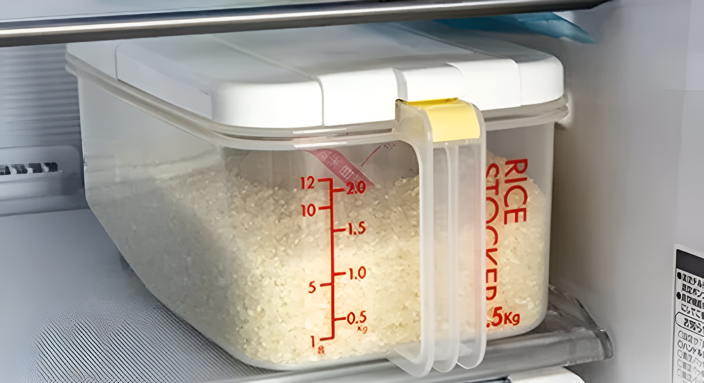 Bảo quản trong thùng đựng gạo chuyên dụng