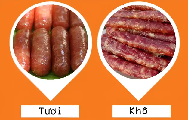 Cách phân biệt lạp xưởng khô và lạp xưởng tươi