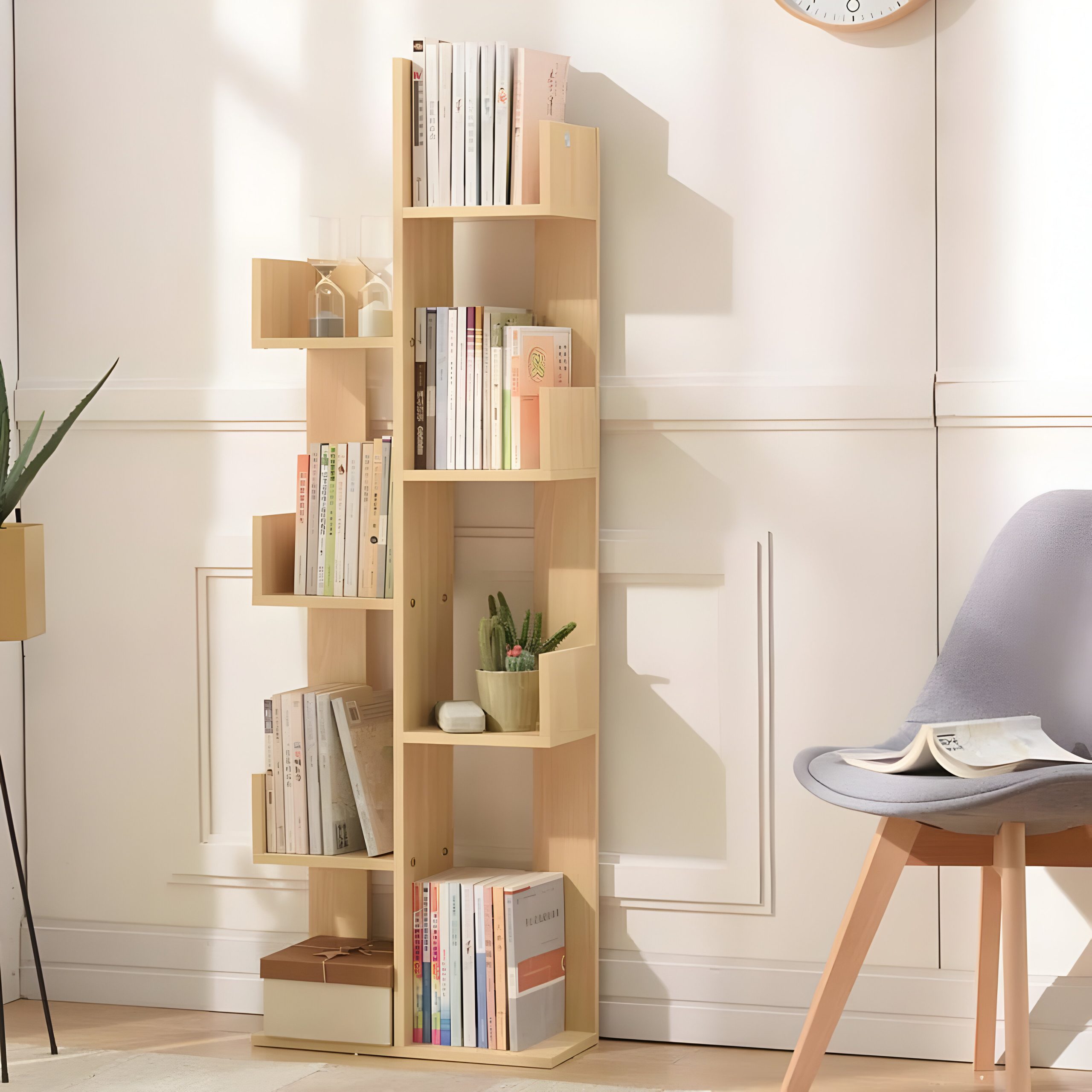 Chọn tủ, kệ sách kích thước và chất liệu phù hợp