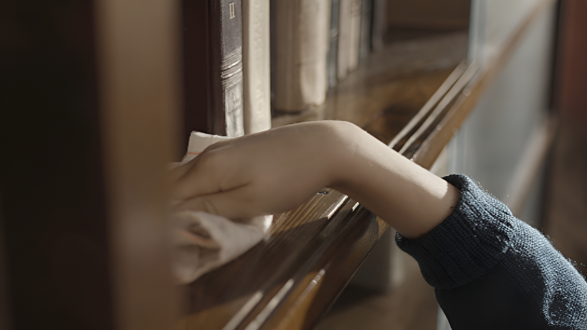 Dọn dẹp kệ sách định kỳ