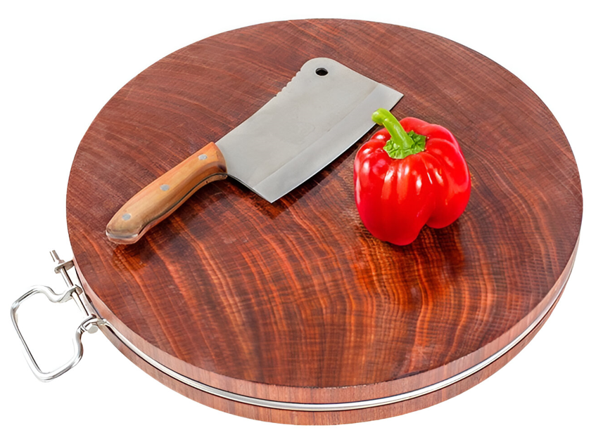 Lắp đai inox chống vỡ cho thớt