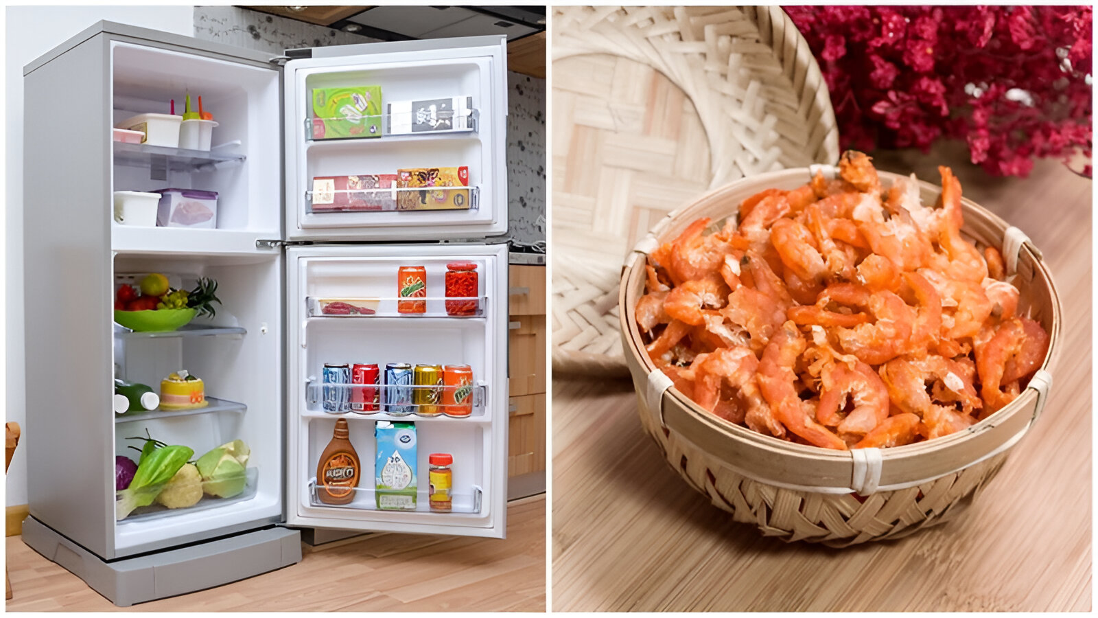 Cách bảo quản tôm khô trong tủ lạnh