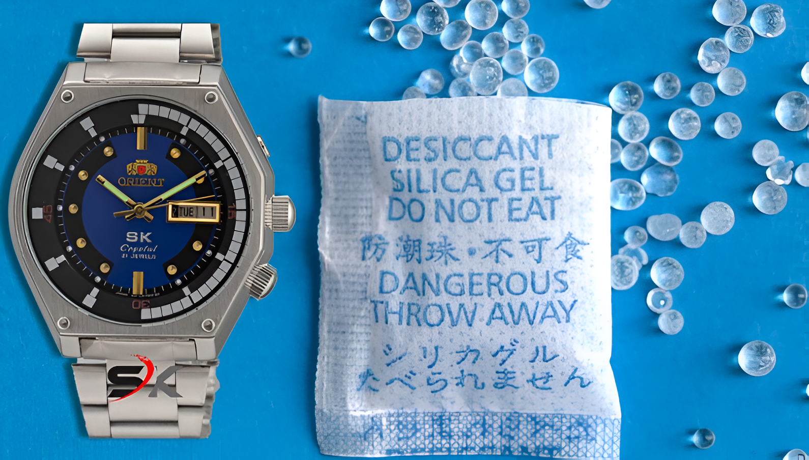 Sử dụng gói hút ẩm