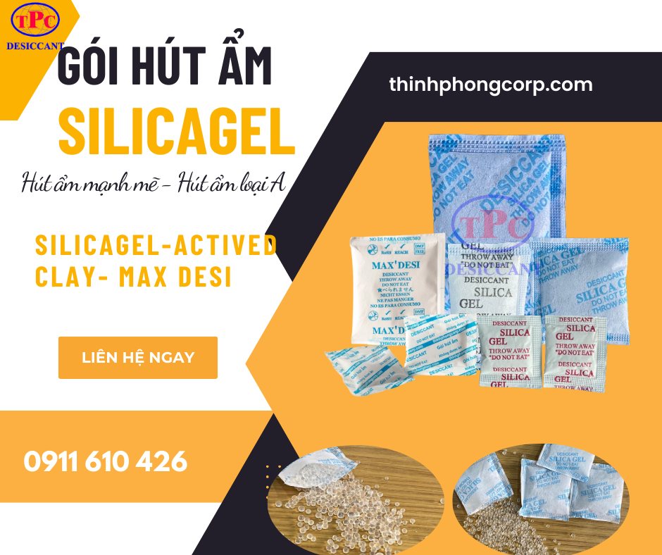 Sử dụng gói hút ẩm chuyên dụng