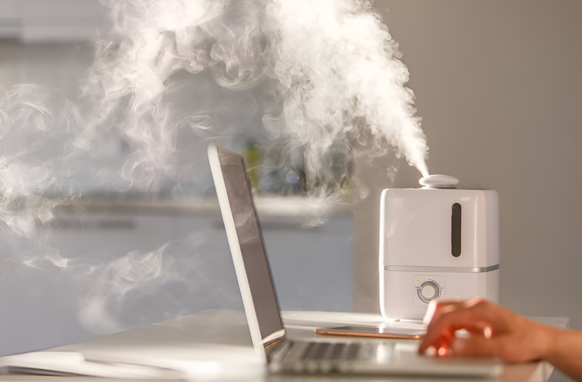 Sử dụng thiết bị tạo độ ẩm