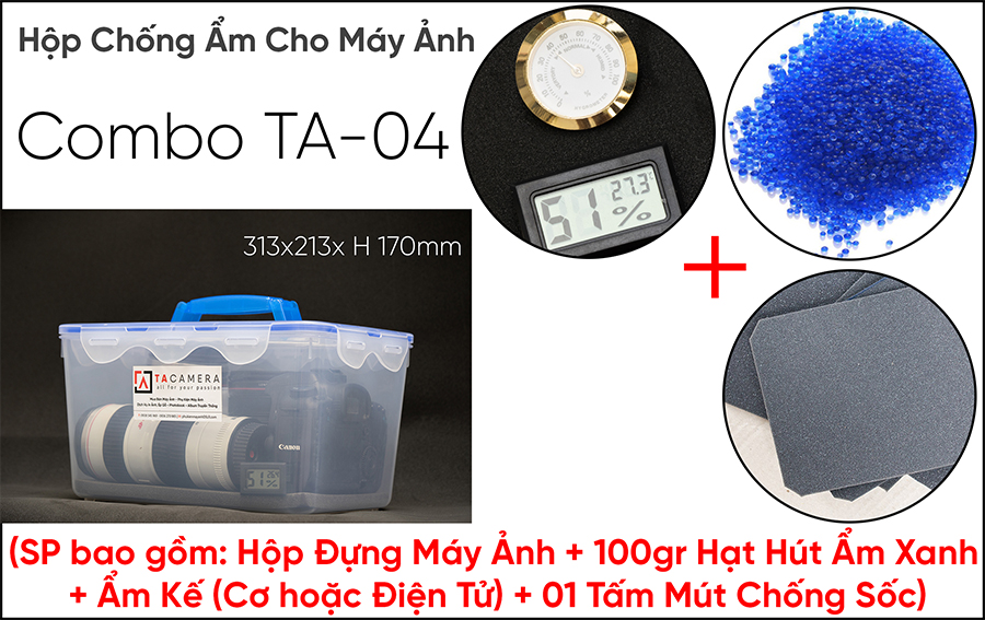 Dùng tủ hút ẩm 