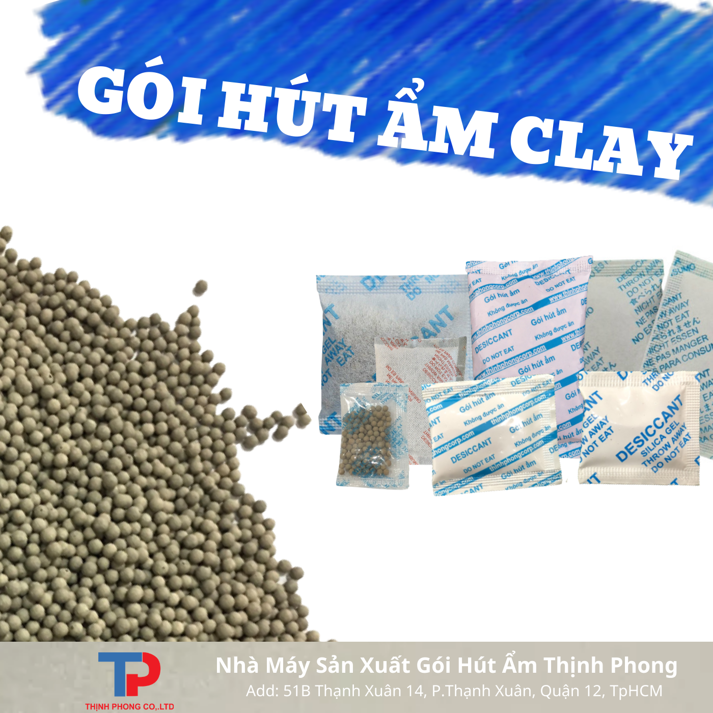 Cách dùng hạt hút ẩm Clay 1kg 2 túi 