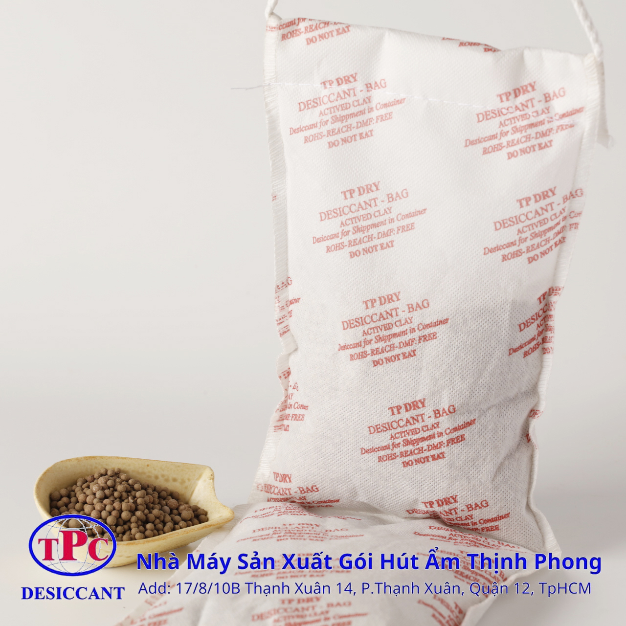 Giá gói hút ẩm Clay 100g