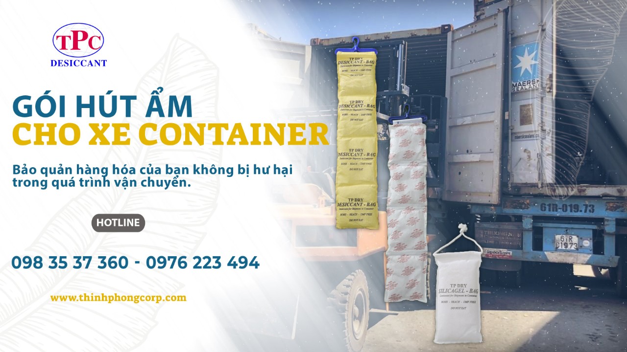  Hạt Hút Ẩm Túi Treo Container Thịnh Phong Corp