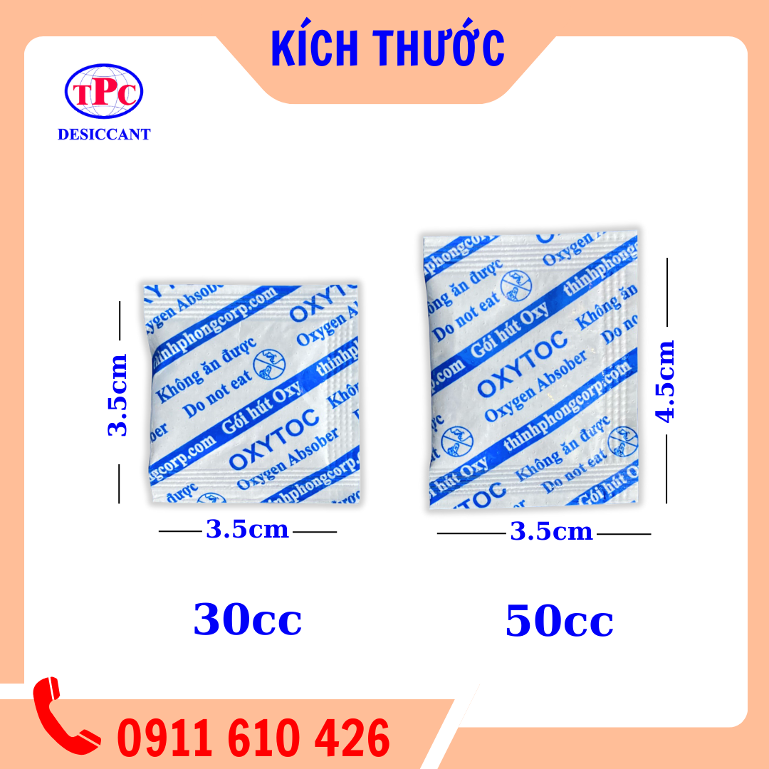Gói Hút Khí Oxygen - Oxytoc 30cc - Image 4