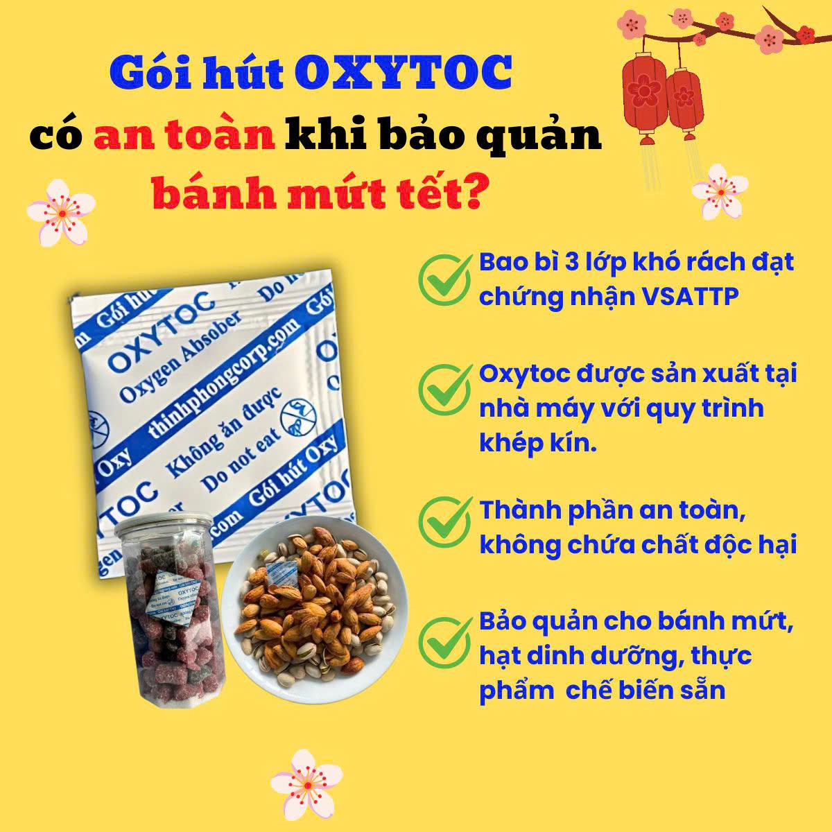 Gói Hút Khí Oxygen - Oxytoc 30cc - Image 2