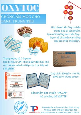 giấy chứng nhận Gói Hút Khí Oxygen - Oxytoc 30cc