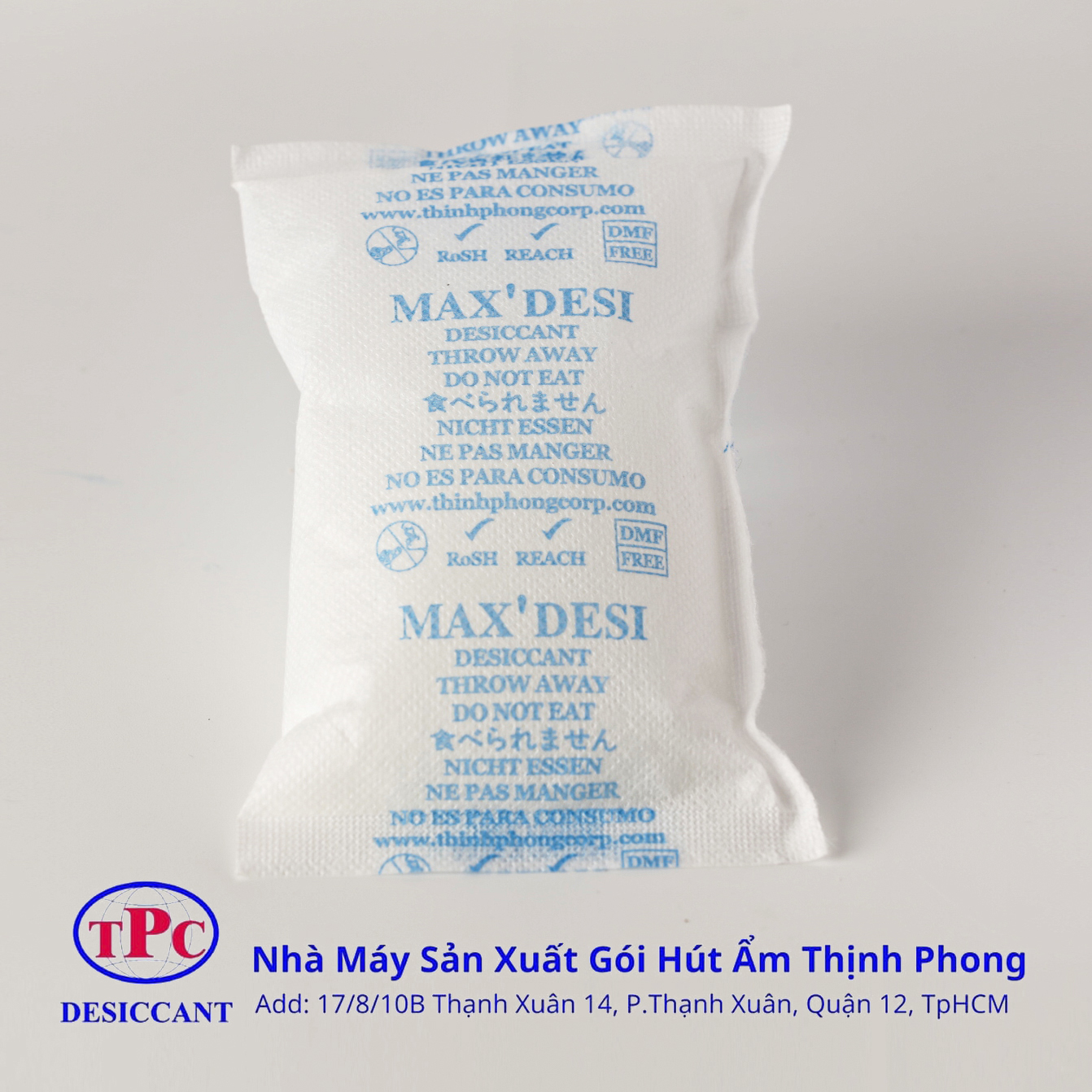 Gói hút ẩm silicagel 50gram tại Thịnh Phong