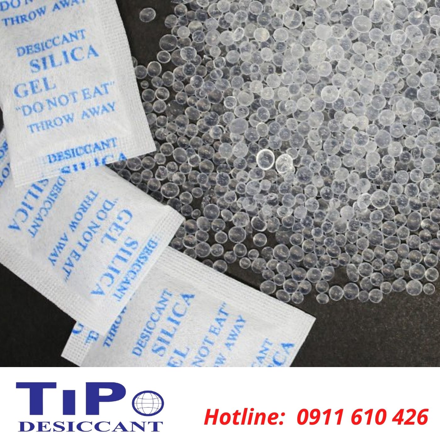 Tái sử dụng gói hút ẩm đã chuyển màu