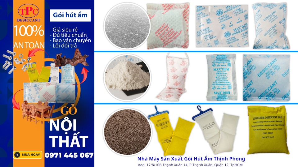 Thịnh Phong Corp – Chuyên cung cấp các túi chống ẩm cho đồ gỗ - mỹ nghệ sỉ lẻ chất lượng tốt nhất