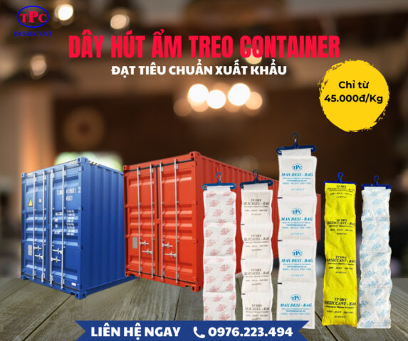 Tầm quan trọng của túi chống ẩm trong container