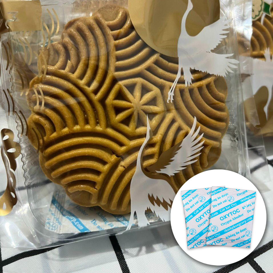 Bảo quản bánh trung thu bằng gói hút ẩm