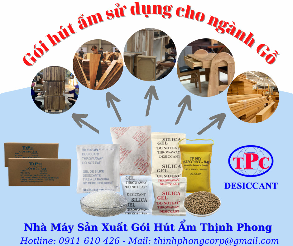 Mua Gói Hút Ẩm Silica Gel 1kg 4 Túi có công dụng gì